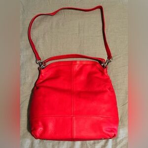 B Makowsky red leather bag  NWOT